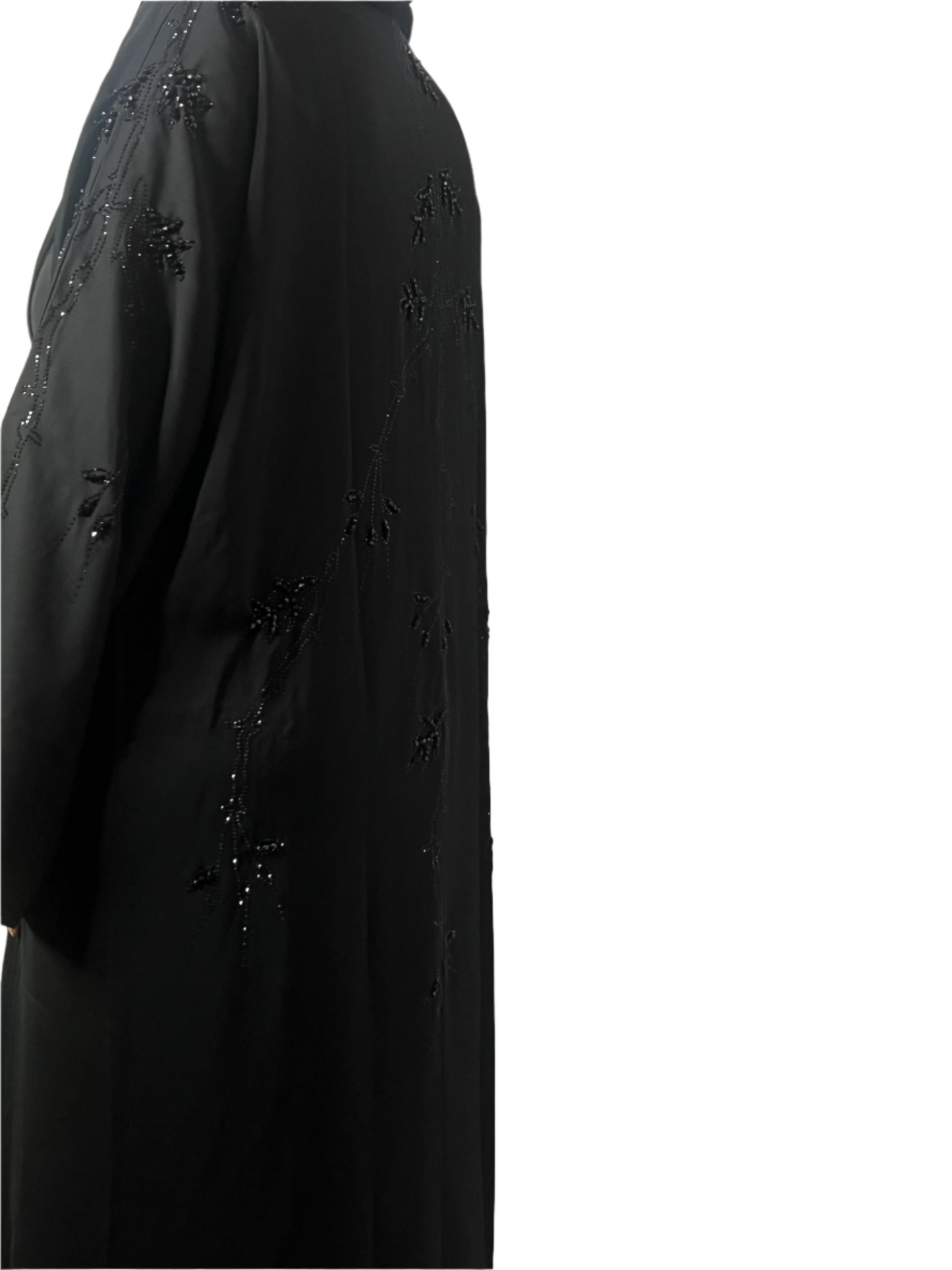 Noor Dressy Closed Black Abaya